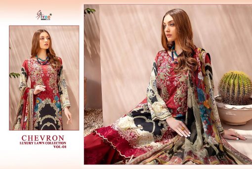 Shree Fabs Chevron Luxury Lawn Collection Vol 1 Salwar Suit Wholesale Catalog 7 Pcs 6 510x342 - Shree Fabs Chevron Luxury Lawn Collection Vol 1 Salwar Suit Wholesale Catalog 7 Pcs