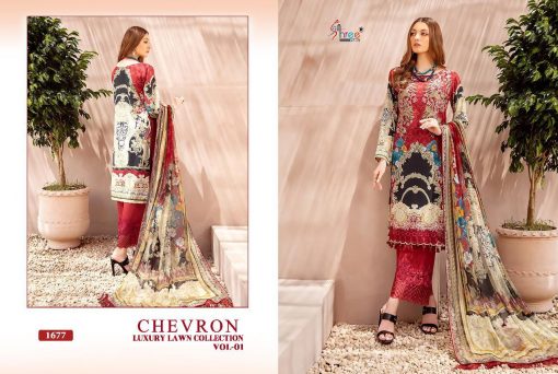 Shree Fabs Chevron Luxury Lawn Collection Vol 1 Salwar Suit Wholesale Catalog 7 Pcs 7 510x342 - Shree Fabs Chevron Luxury Lawn Collection Vol 1 Salwar Suit Wholesale Catalog 7 Pcs