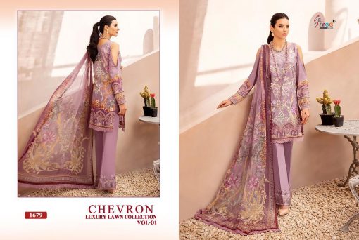 Shree Fabs Chevron Luxury Lawn Collection Vol 1 Salwar Suit Wholesale Catalog 7 Pcs 9 510x342 - Shree Fabs Chevron Luxury Lawn Collection Vol 1 Salwar Suit Wholesale Catalog 7 Pcs