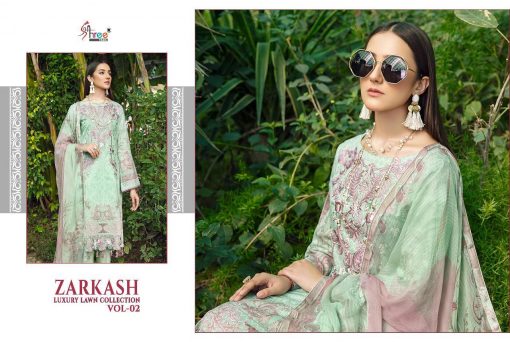 Shree Fabs Zarkash Luxury Lawn Collection Vol 2 Salwar Suit Wholesale Catalog 7 Pcs 11 510x342 - Shree Fabs Zarkash Luxury Lawn Collection Vol 2 Salwar Suit Wholesale Catalog 7 Pcs