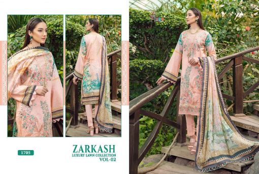 Shree Fabs Zarkash Luxury Lawn Collection Vol 2 Salwar Suit Wholesale Catalog 7 Pcs 12 510x342 - Shree Fabs Zarkash Luxury Lawn Collection Vol 2 Salwar Suit Wholesale Catalog 7 Pcs