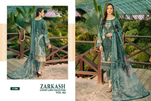 Shree Fabs Zarkash Luxury Lawn Collection Vol 2 Salwar Suit Wholesale Catalog 7 Pcs 15 510x342 - Shree Fabs Zarkash Luxury Lawn Collection Vol 2 Salwar Suit Wholesale Catalog 7 Pcs