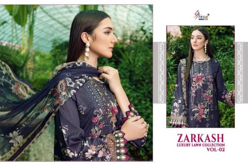 Shree Fabs Zarkash Luxury Lawn Collection Vol 2 Salwar Suit Wholesale Catalog 7 Pcs 2 510x342 - Shree Fabs Zarkash Luxury Lawn Collection Vol 2 Salwar Suit Wholesale Catalog 7 Pcs