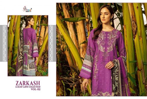 Shree Fabs Zarkash Luxury Lawn Collection Vol 2 Salwar Suit Wholesale Catalog 7 Pcs 7 510x342 - Shree Fabs Zarkash Luxury Lawn Collection Vol 2 Salwar Suit Wholesale Catalog 7 Pcs