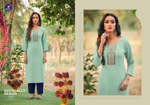 Vitara Eliaana Kurti with Pant Wholesale Catalog 6 Pcs 5 510x360 - Vitara Eliaana Kurti with Pant Wholesale Catalog 6 Pcs