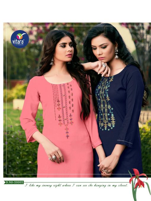 Vitara Rivanta Kurti with Pant Wholesale Catalog 4 Pcs 2 510x680 - Vitara Rivanta Kurti with Pant Wholesale Catalog 4 Pcs