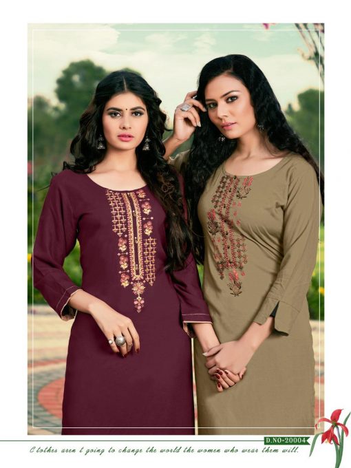 Vitara Rivanta Kurti with Pant Wholesale Catalog 4 Pcs 3 510x680 - Vitara Rivanta Kurti with Pant Wholesale Catalog 4 Pcs