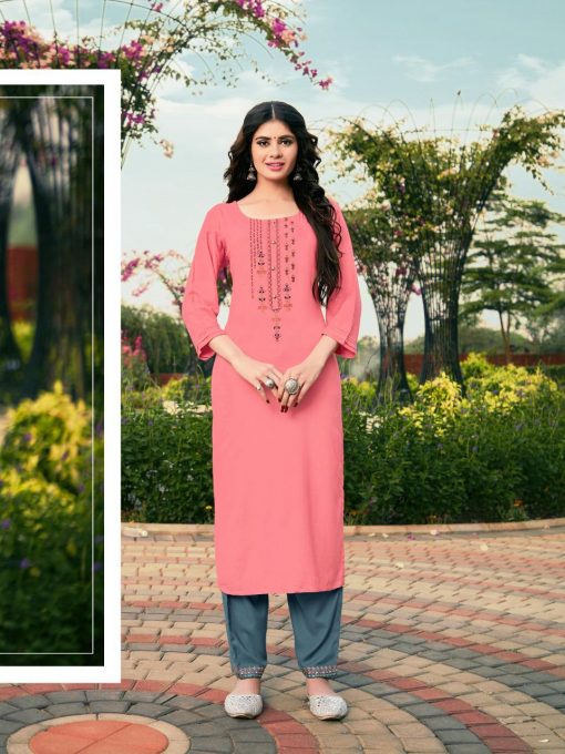 Vitara Rivanta Kurti with Pant Wholesale Catalog 4 Pcs 6 510x680 - Vitara Rivanta Kurti with Pant Wholesale Catalog 4 Pcs