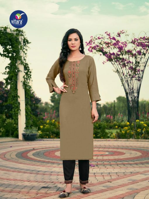 Vitara Rivanta Kurti with Pant Wholesale Catalog 4 Pcs 7 510x680 - Vitara Rivanta Kurti with Pant Wholesale Catalog 4 Pcs