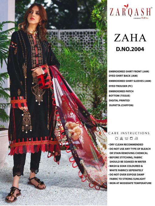 Zarqash Zaha by Khayyira Salwar Suit Wholesale Catalog 4 Pcs 1 510x680 - Zarqash Zaha by Khayyira Salwar Suit Wholesale Catalog 4 Pcs