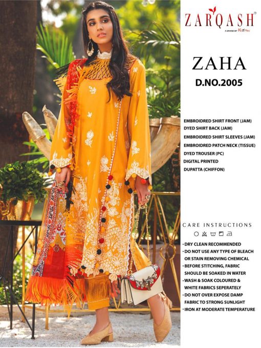 Zarqash Zaha by Khayyira Salwar Suit Wholesale Catalog 4 Pcs 2 510x680 - Zarqash Zaha by Khayyira Salwar Suit Wholesale Catalog 4 Pcs