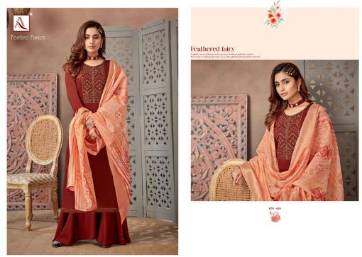 Alok Festive Fusion Salwar Suit Wholesale Catalog 8 Pcs 3 510x363 - Alok Festive Fusion Salwar Suit Wholesale Catalog 8 Pcs