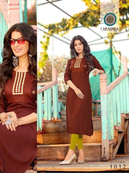 Aradhna Divine Vol 1 Kurti Wholesale Catalog 12 Pcs 15 510x680 - Aradhna Divine Vol 1 Kurti Wholesale Catalog 12 Pcs