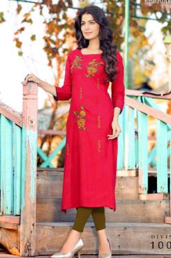 Aradhna Divine Vol 1 Kurti Wholesale Catalog 12 Pcs