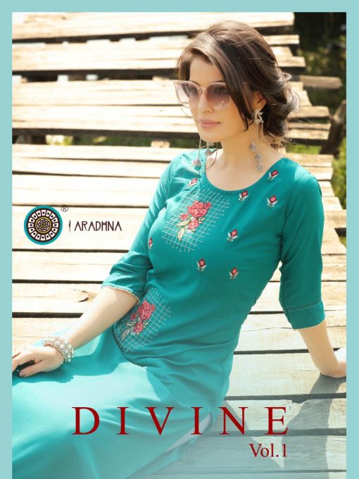 Aradhna Divine Vol 1 Kurti Wholesale Catalog 12 Pcs 4 510x680 - Aradhna Divine Vol 1 Kurti Wholesale Catalog 12 Pcs