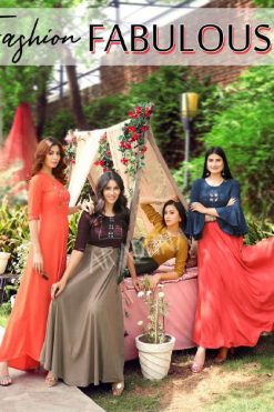 Aradhna Fashion Fabulous Vol 3 Kurti Wholesale Catalog 12 Pcs