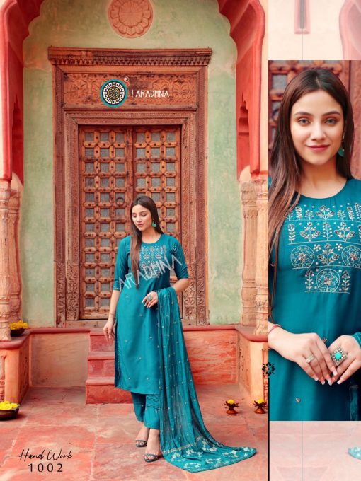 Aradhna Hand Work Vol 1 Kurti with Dupatta Bottom Wholesale Catalog 6 Pcs 11 1 510x680 - Aradhna Hand Work Vol 1 Kurti with Dupatta Bottom Wholesale Catalog 6 Pcs