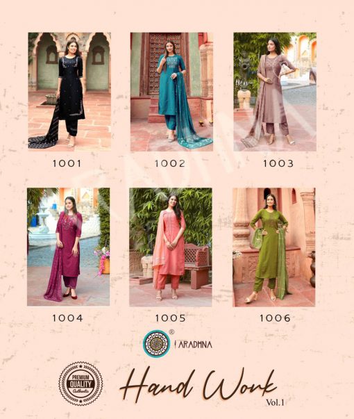 Aradhna Hand Work Vol 1 Kurti with Dupatta Bottom Wholesale Catalog 6 Pcs 14 1 510x603 - Aradhna Hand Work Vol 1 Kurti with Dupatta Bottom Wholesale Catalog 6 Pcs