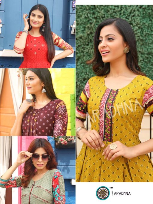 Aradhna Level Vol 4 Kurti Wholesale Catalog 12 Pcs 1 510x680 - Aradhna Level Vol 4 Kurti Wholesale Catalog 12 Pcs