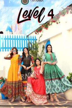 Aradhna Level Vol 4 Kurti Wholesale Catalog 12 Pcs