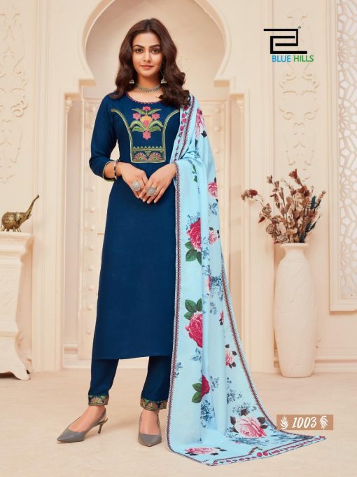 Blue Hills Dupatta Queen Vol 1 Kurti with Dupatta Bottom Wholesale Catalog 8 Pcs 9 510x680 - Blue Hills Dupatta Queen Vol 1 Kurti with Dupatta Bottom Wholesale Catalog 8 Pcs