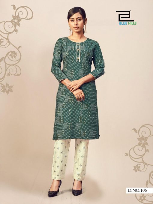 Blue Hills Jasmine Vol 1 Kurti with Pant Wholesale Catalog 10 Pcs 7 510x680 - Blue Hills Jasmine Vol 1 Kurti with Pant Wholesale Catalog 10 Pcs