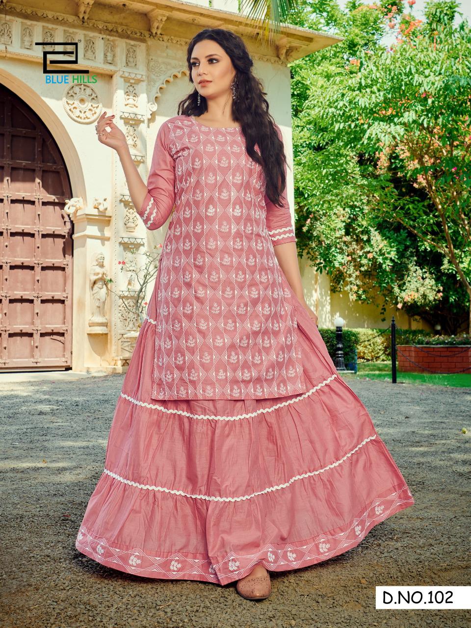 Top and skirt kurti at Rs 395/piece | Ahmedabad | ID: 23698904162