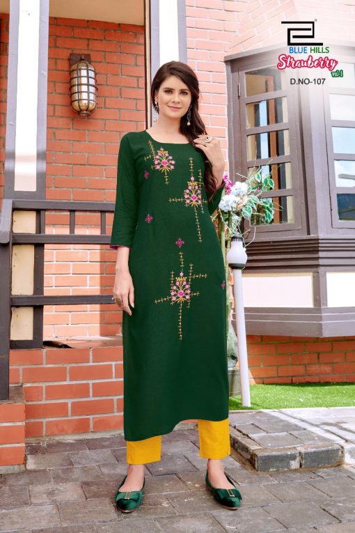 Blue Hills Strawberry Kurti Wholesale Catalog 7 Pcs 8 510x765 - Blue Hills Strawberry  Kurti Wholesale Catalog 7 Pcs