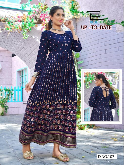 Blue Hills Up To Date Kurti Wholesale Catalog 8 Pcs 4 510x680 - Blue Hills Up To Date Kurti Wholesale Catalog 8 Pcs