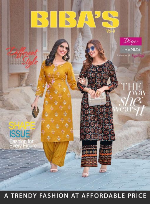 Diya Trends Bibas Vol 9 by Kajal Style Kurti with Palazzo Pant Wholesale Catalog 14 Pcs 6 510x692 - Diya Trends Biba’s Vol 9 by Kajal Style Kurti with Palazzo Pant Wholesale Catalog 14 Pcs