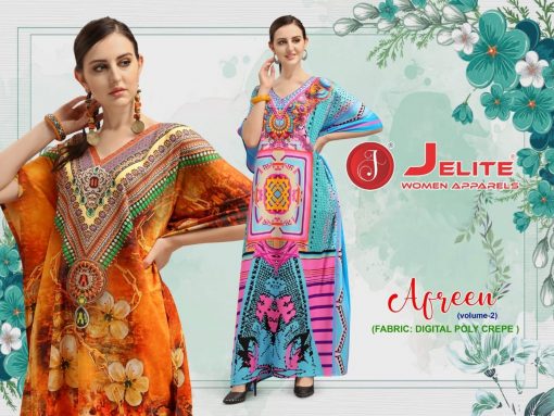 Jelite Afreen Kaftans Vol 2 Kurti Wholesale Catalog 8 Pcs 1 510x383 - Jelite Afreen Kaftans Vol 2 Kurti Wholesale Catalog 8 Pcs