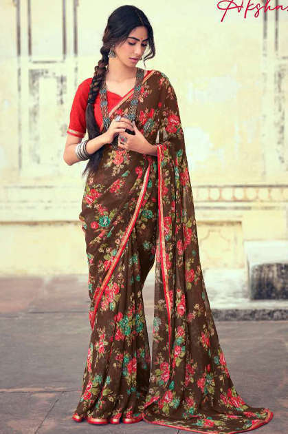 Kashvi Akshara by Lt Fabrics Saree Sari Wholesale Catalog 10 Pcs