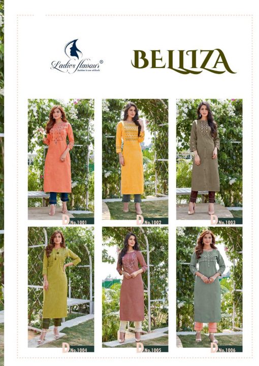 Ladies Flavour Belliza Kurti with Pant Wholesale Catalog 6 Pcs 11 2 510x721 - Ladies Flavour Belliza Kurti with Pant Wholesale Catalog 6 Pcs