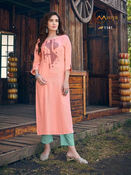 Manya Glory Kurti with Pant Wholesale Catalog 6 Pcs 7 510x680 - Manya Glory Kurti with Pant Wholesale Catalog 6 Pcs