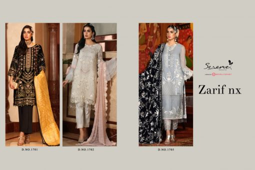 Serene Zarif NX Salwar Suit Wholesale Catalog 3 Pcs 5 510x340 - Serene Zarif NX Salwar Suit Wholesale Catalog 3 Pcs