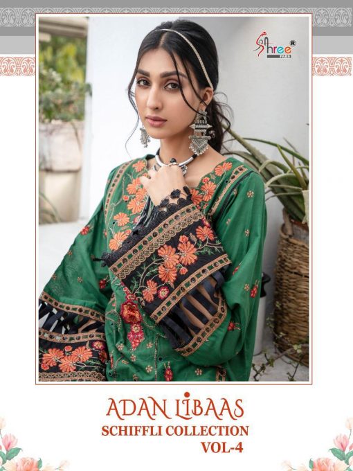 Shree Fabs Adan Libaas Schiffli Collection Vol 4 Salwar Suit Wholesale Catalog 4 Pcs 1 510x680 - Shree Fabs Adan Libaas Schiffli Collection Vol 4 Salwar Suit Wholesale Catalog 4 Pcs