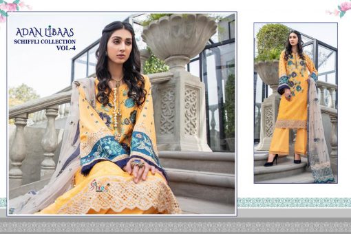 Shree Fabs Adan Libaas Schiffli Collection Vol 4 Salwar Suit Wholesale Catalog 4 Pcs 4 510x340 - Shree Fabs Adan Libaas Schiffli Collection Vol 4 Salwar Suit Wholesale Catalog 4 Pcs