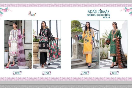 Shree Fabs Adan Libaas Schiffli Collection Vol 4 Salwar Suit Wholesale Catalog 4 Pcs 9 510x340 - Shree Fabs Adan Libaas Schiffli Collection Vol 4 Salwar Suit Wholesale Catalog 4 Pcs