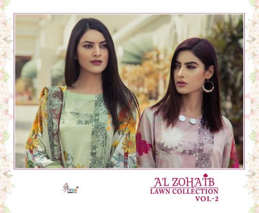 Shree Fabs Al Zohaib Lawn Collection Vol 2 Salwar Suit Wholesale Catalog 8 Pcs 10 510x420 - Shree Fabs Al Zohaib Lawn Collection Vol 2 Salwar Suit Wholesale Catalog 8 Pcs