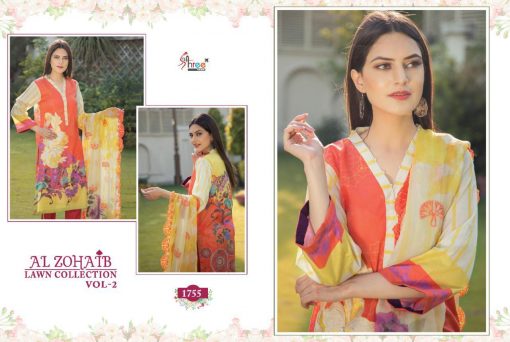 Shree Fabs Al Zohaib Lawn Collection Vol 2 Salwar Suit Wholesale Catalog 8 Pcs 4 510x342 - Shree Fabs Al Zohaib Lawn Collection Vol 2 Salwar Suit Wholesale Catalog 8 Pcs