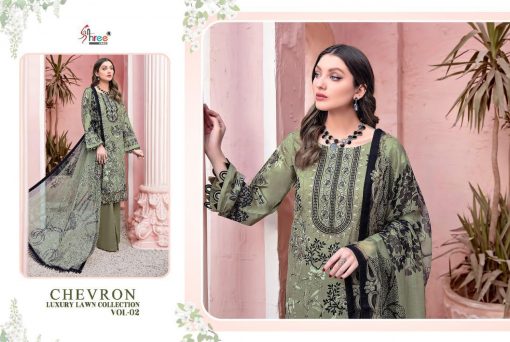 Shree Fabs Chevron Luxury Lawn Collection Vol 2 Salwar Suit Wholesale Catalog 7 Pcs 11 510x342 - Shree Fabs Chevron Luxury Lawn Collection Vol 2 Salwar Suit Wholesale Catalog 7 Pcs