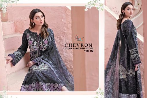 Shree Fabs Chevron Luxury Lawn Collection Vol 2 Salwar Suit Wholesale Catalog 7 Pcs 14 510x342 - Shree Fabs Chevron Luxury Lawn Collection Vol 2 Salwar Suit Wholesale Catalog 7 Pcs