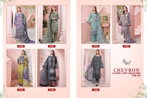 Shree Fabs Chevron Luxury Lawn Collection Vol 2 Salwar Suit Wholesale Catalog 7 Pcs 15 510x342 - Shree Fabs Chevron Luxury Lawn Collection Vol 2 Salwar Suit Wholesale Catalog 7 Pcs