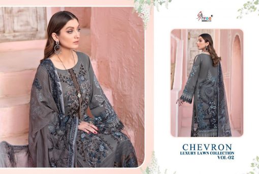 Shree Fabs Chevron Luxury Lawn Collection Vol 2 Salwar Suit Wholesale Catalog 7 Pcs 8 510x342 - Shree Fabs Chevron Luxury Lawn Collection Vol 2 Salwar Suit Wholesale Catalog 7 Pcs