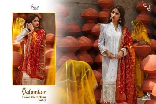 Shree Fabs Qalamkar Lawn Collection Vol 3 Salwar Suit Wholesale Catalog 6 Pcs 14 510x340 - Shree Fabs Qalamkar  Lawn Collection Vol 3 Salwar Suit Wholesale Catalog 6 Pcs