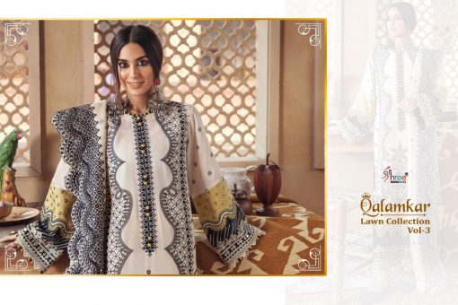 Shree Fabs Qalamkar Lawn Collection Vol 3 Salwar Suit Wholesale Catalog 6 Pcs 16 510x340 - Shree Fabs Qalamkar  Lawn Collection Vol 3 Salwar Suit Wholesale Catalog 6 Pcs