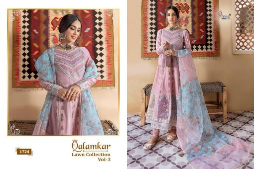 Shree Fabs Qalamkar Lawn Collection Vol 3 Salwar Suit Wholesale Catalog 6 Pcs 2 510x340 - Shree Fabs Qalamkar  Lawn Collection Vol 3 Salwar Suit Wholesale Catalog 6 Pcs