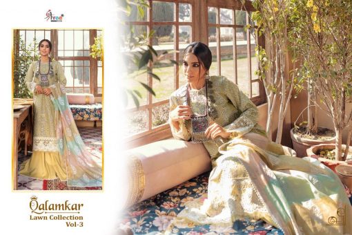 Shree Fabs Qalamkar Lawn Collection Vol 3 Salwar Suit Wholesale Catalog 6 Pcs 9 510x340 - Shree Fabs Qalamkar  Lawn Collection Vol 3 Salwar Suit Wholesale Catalog 6 Pcs