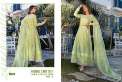 Shree Fabs Zainab Chottani Lawn Collection Vol 2 Salwar Suit Wholesale Catalog 8 Pcs