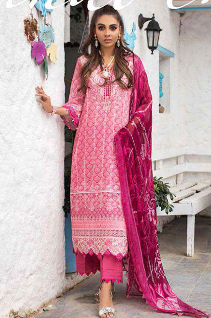Shree Fabs Zainab Chottani Lawn Collection Vol 2 Salwar Suit Wholesale Catalog 8 Pcs